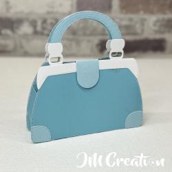 Handtasche - Stanzschablone - Videoanleitung in Artikelbeschreibung